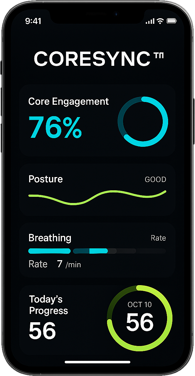 CoreSync App Interface
